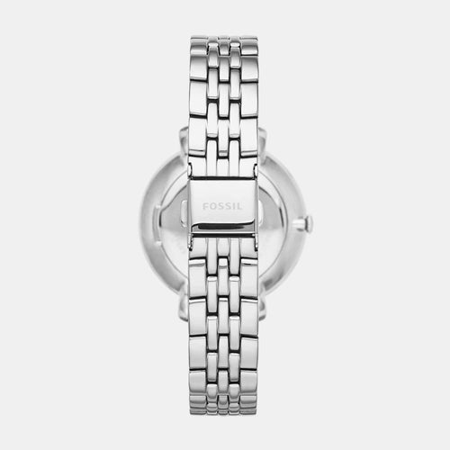 Jacqueline Women Quartz Silver Dial Analog Stainless Steel Watch ES3545