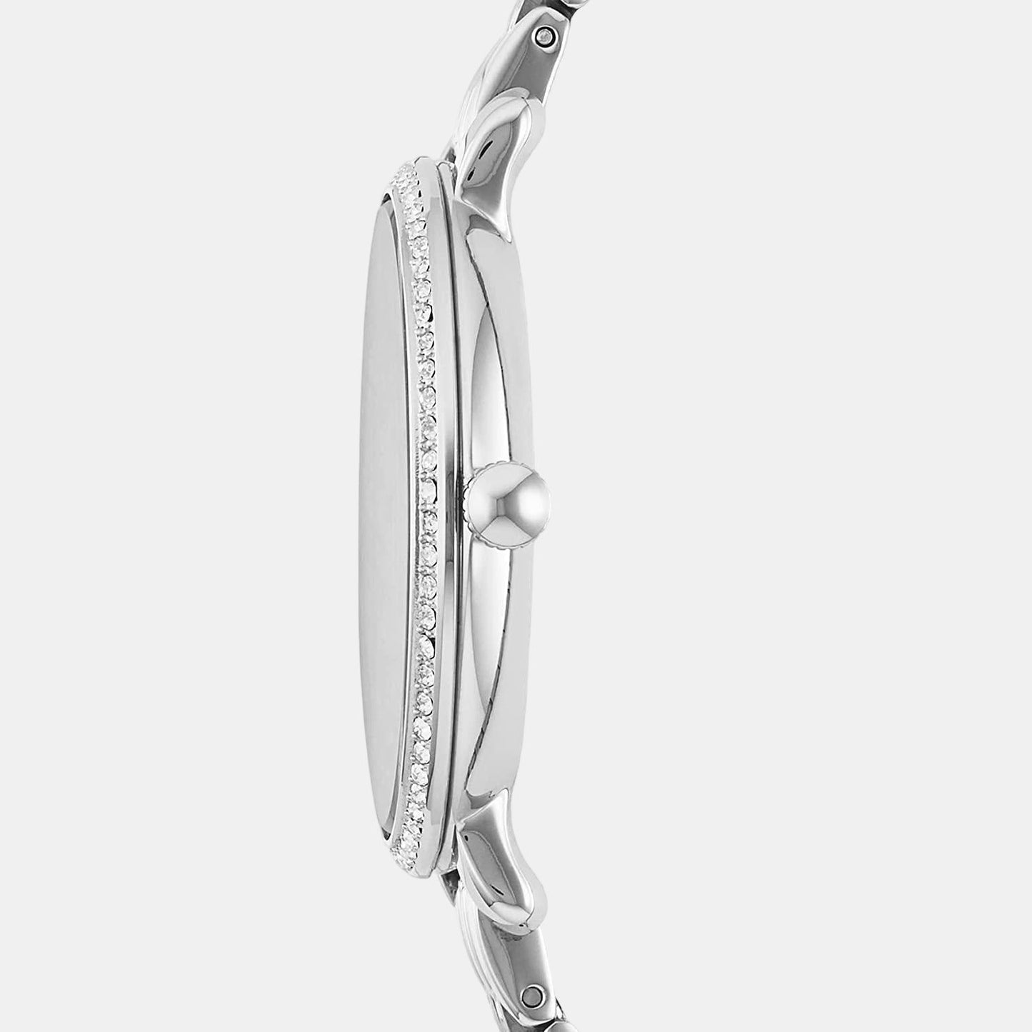 Jacqueline Women Quartz Silver Dial Analog Stainless Steel Watch ES3545