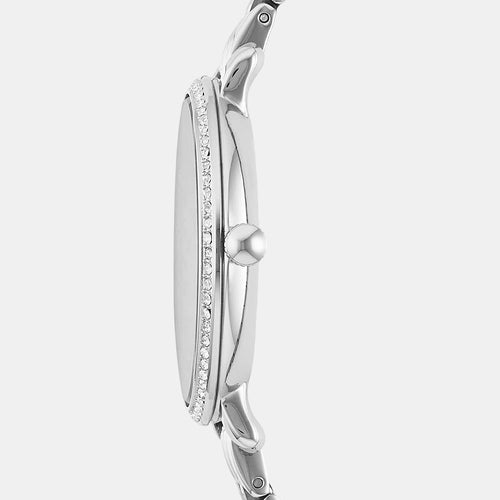 Jacqueline Women Quartz Silver Dial Analog Stainless Steel Watch ES3545