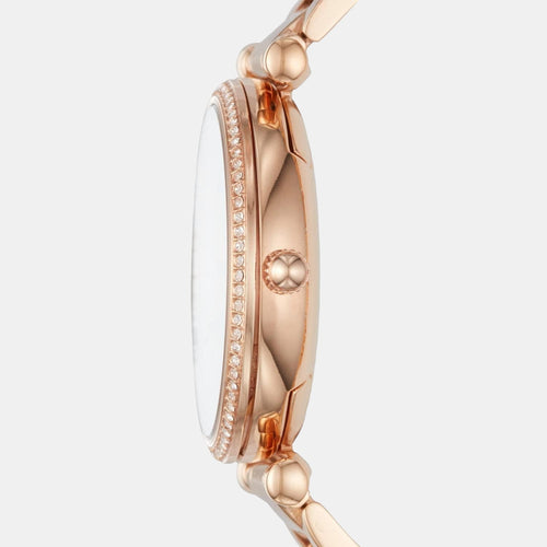 Carlie Women Quartz Rose Gold Dial Analog Stainless Steel Watch ES4301