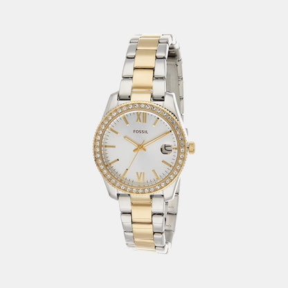 Scarlette Mini Women Quartz Silver Dial Analog Stainless Steel Watch ES4319