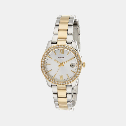 Scarlette Mini Women Quartz Silver Dial Analog Stainless Steel Watch ES4319
