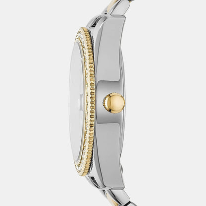 Scarlette Mini Women Quartz Silver Dial Analog Stainless Steel Watch ES4319