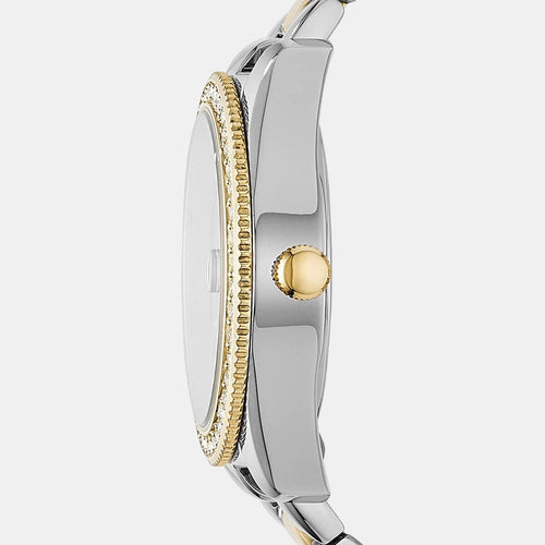 Scarlette Mini Women Quartz Silver Dial Analog Stainless Steel Watch ES4319