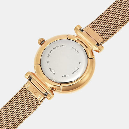 Carlie Women Quartz Mother Of Pearl Dial Analog Mesh Watch ES4433I