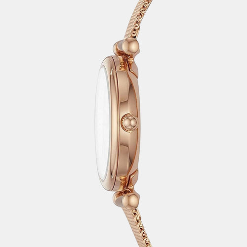 Carlie Women Quartz Mother Of Pearl Dial Analog Mesh Watch ES4433