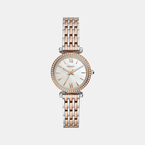 Carlie Women Quartz Mother Of Pearl Dial Analog Stainless Steel Watch ES4649