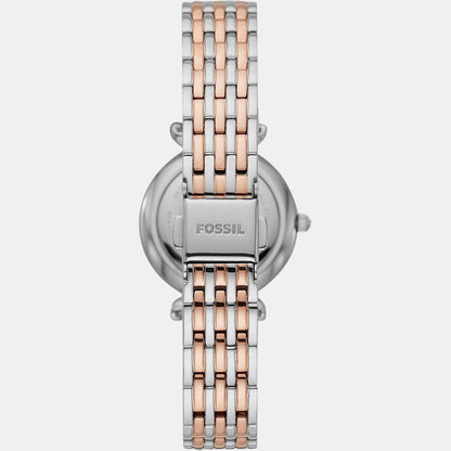 Carlie Women Quartz Mother Of Pearl Dial Analog Stainless Steel Watch ES4649