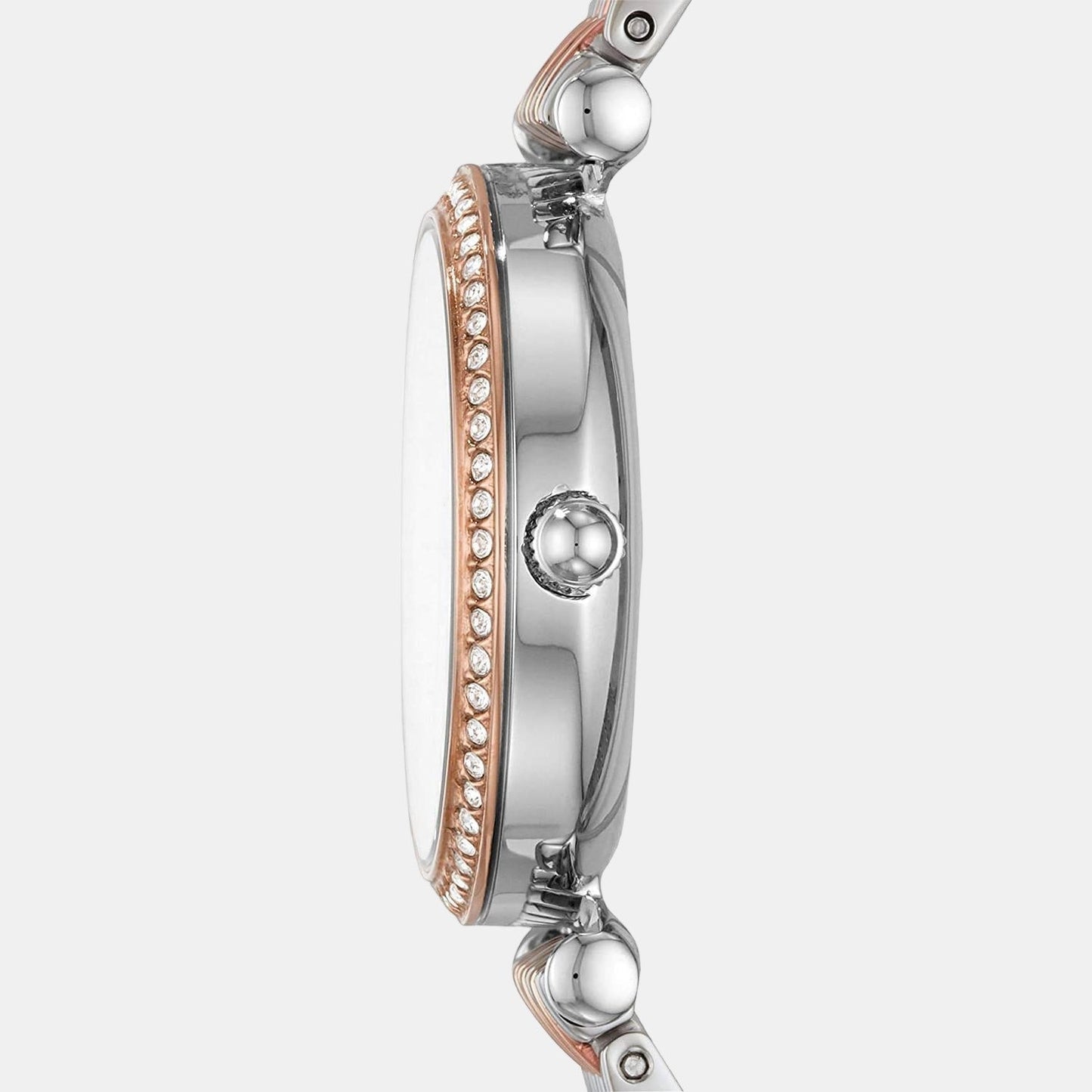 Carlie Women Quartz Mother Of Pearl Dial Analog Stainless Steel Watch ES4649