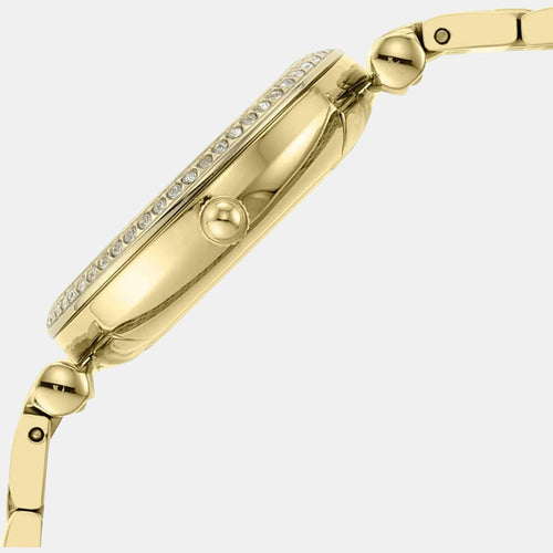 Carlie Women Quartz Mother Of Pearl Dial Analog Stainless Steel Watch ES4735