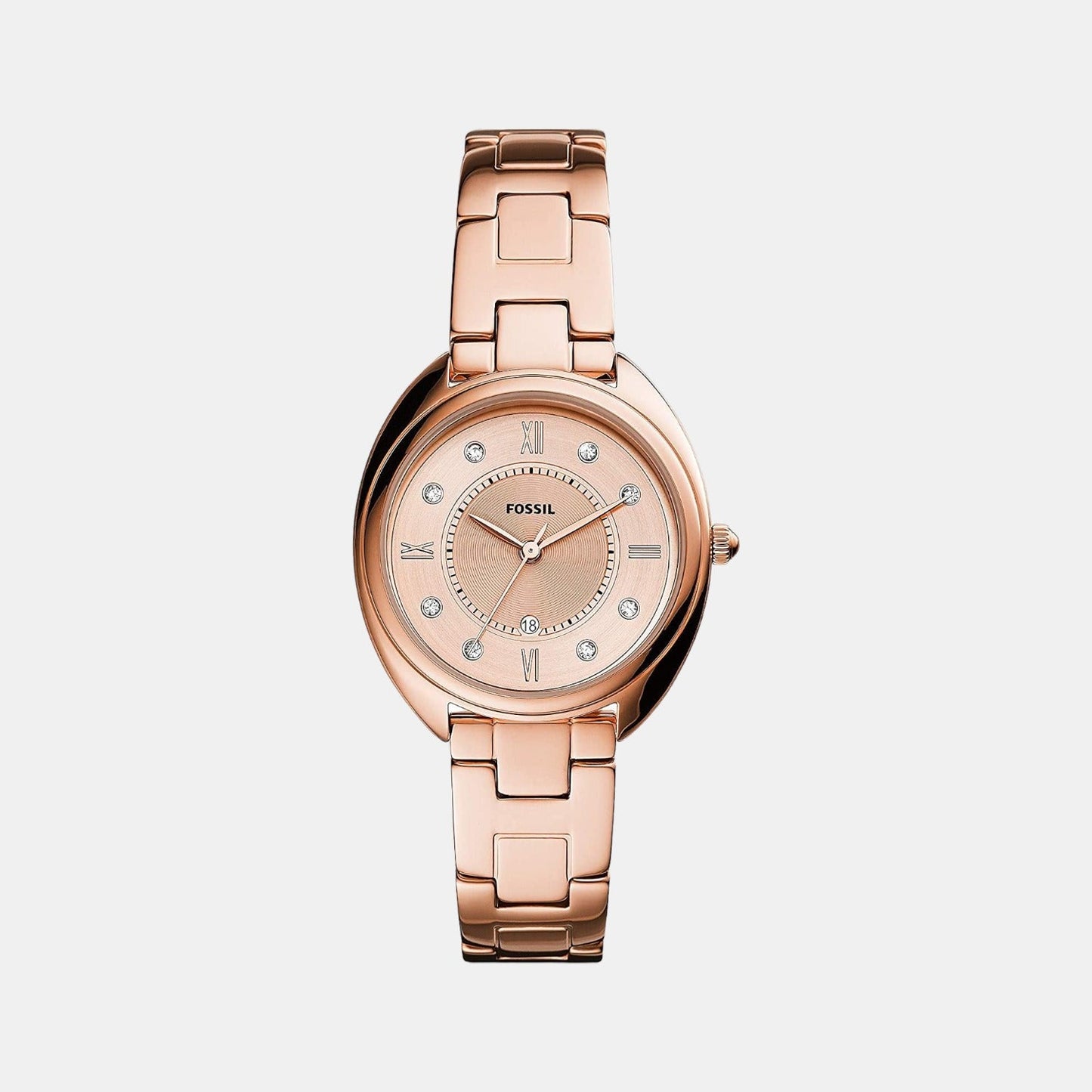 Gabby Women Quartz Pink Dial Analog Stainless Steel Watch ES5070