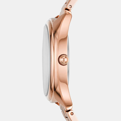 Gabby Women Quartz Pink Dial Analog Stainless Steel Watch ES5070
