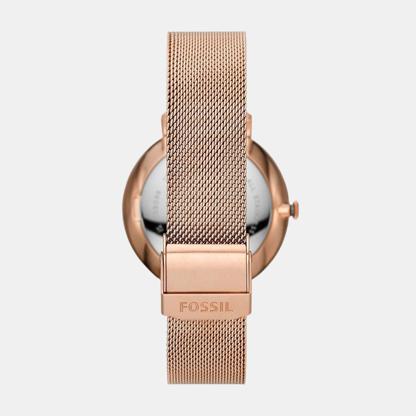 Jacqueline Women Quartz Pink Dial Chronograph Stainless Steel Watch ES5098