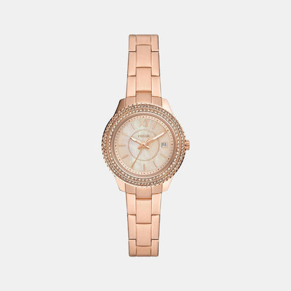 Stella Women Quartz Mother Of Pearl Dial Analog Stainless Steel Watch ES5136