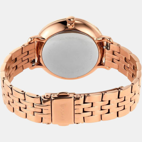 Jacqueline Women Quartz Mother Of Pearl Dial Analog Stainless Steel Watch ES5165
