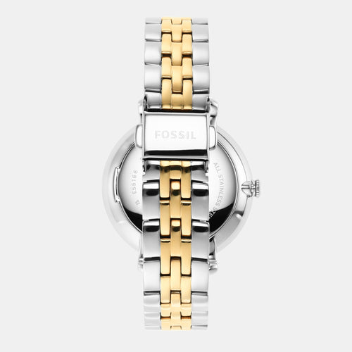 Jacqueline Women Quartz Mother Of Pearl Dial Multi-Function Stainless Steel Watch ES5166