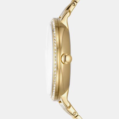 Jacqueline Women Quartz Mother Of Pearl Dial Multi-Function Stainless Steel Watch ES5167