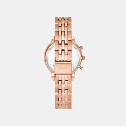 Neutra Women Quartz Brown Dial Chronograph Stainless Steel Watch ES5218