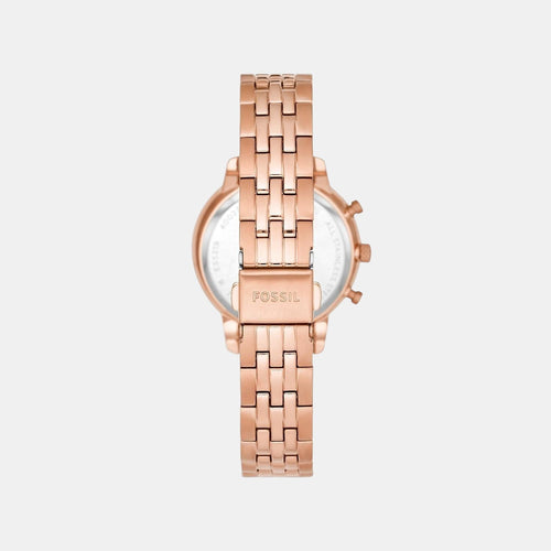 Neutra Women Quartz Brown Dial Chronograph Stainless Steel Watch ES5218