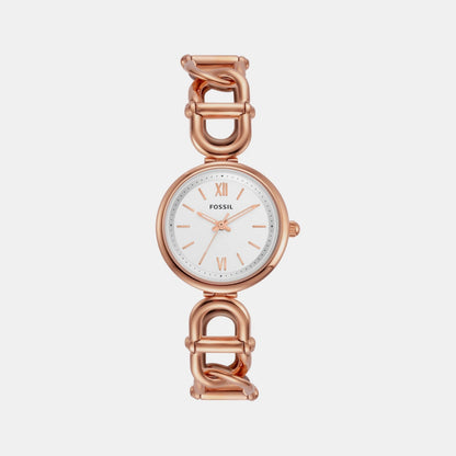 Carlie Women Quartz Silver Dial Analog Stainless Steel Watch ES5273