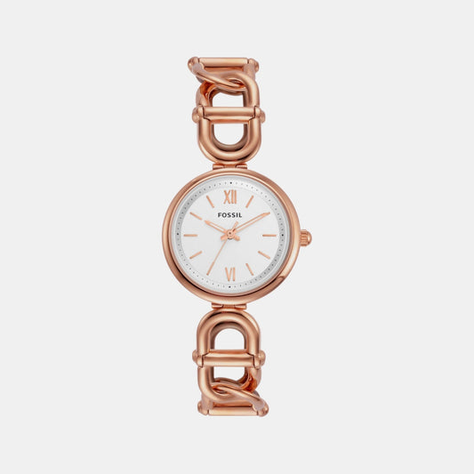 Carlie Women Quartz Silver Dial Analog Stainless Steel Watch ES5273