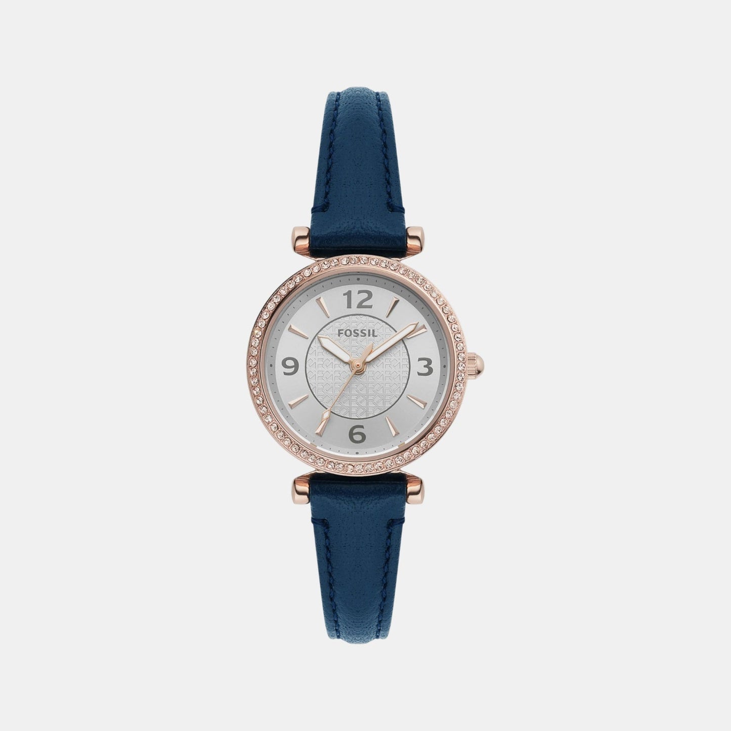 Carlie Women Quartz Silver Dial Analog Leather Watch ES5295