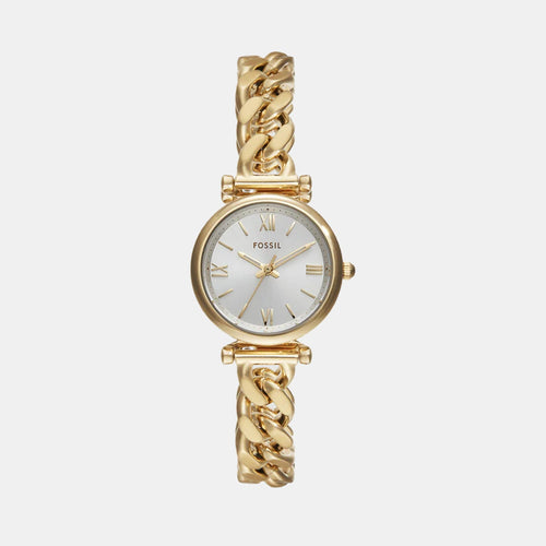 Carlie Women Quartz Silver Dial Analog Stainless Steel Watch ES5329I