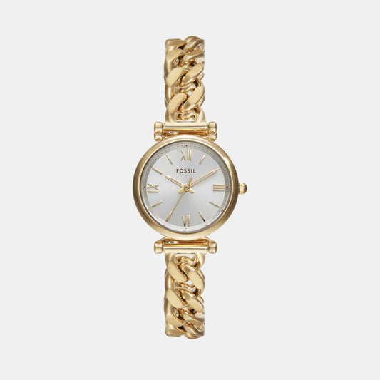 Carlie Women Quartz Silver Dial Analog Stainless Steel Watch ES5329I