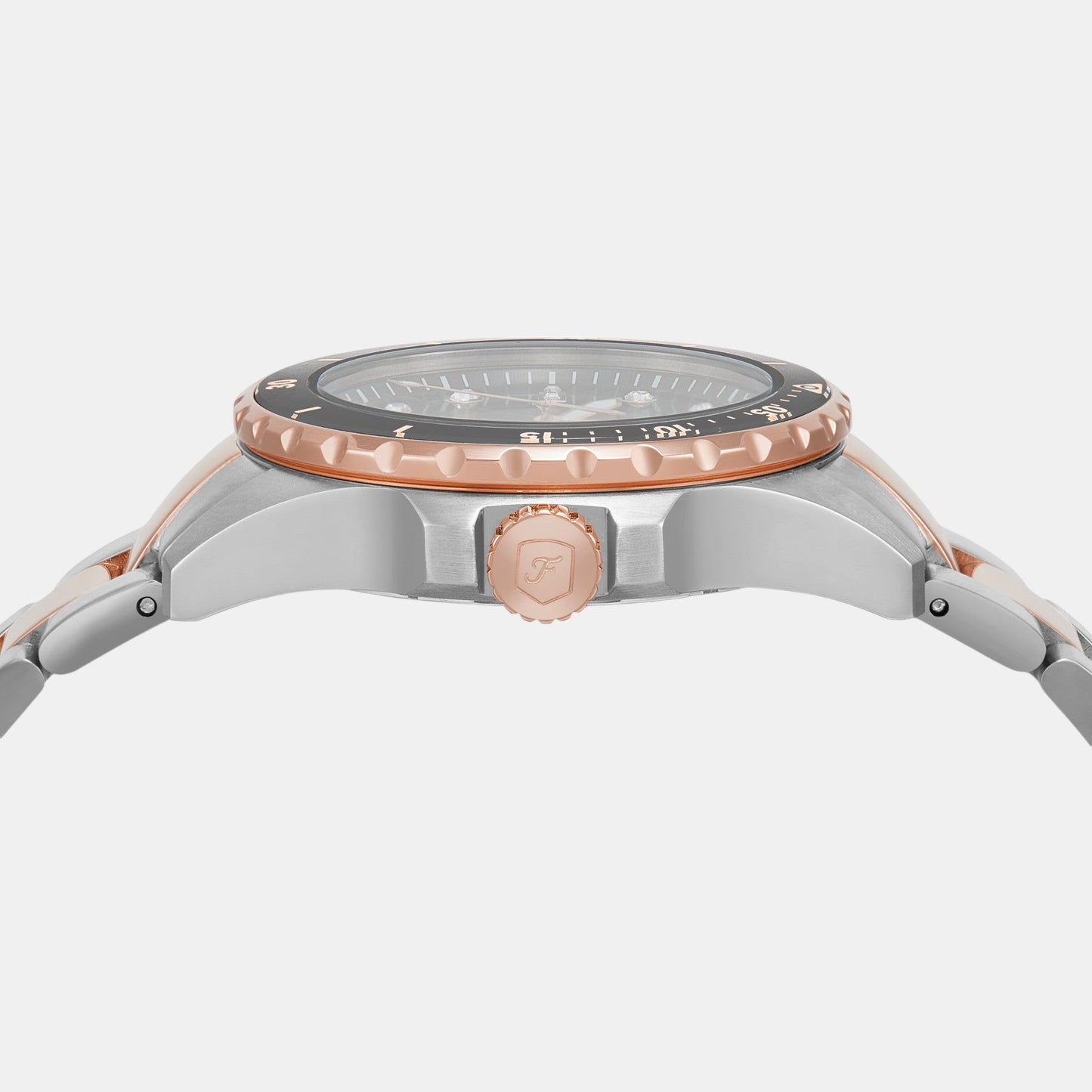 Fossil Blue Dive Women Quartz Grey Dial Analog Stainless Steel Watch ES5348