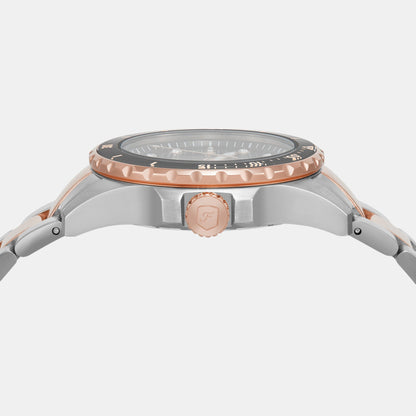 Fossil Blue Dive Women Quartz Grey Dial Analog Stainless Steel Watch ES5348