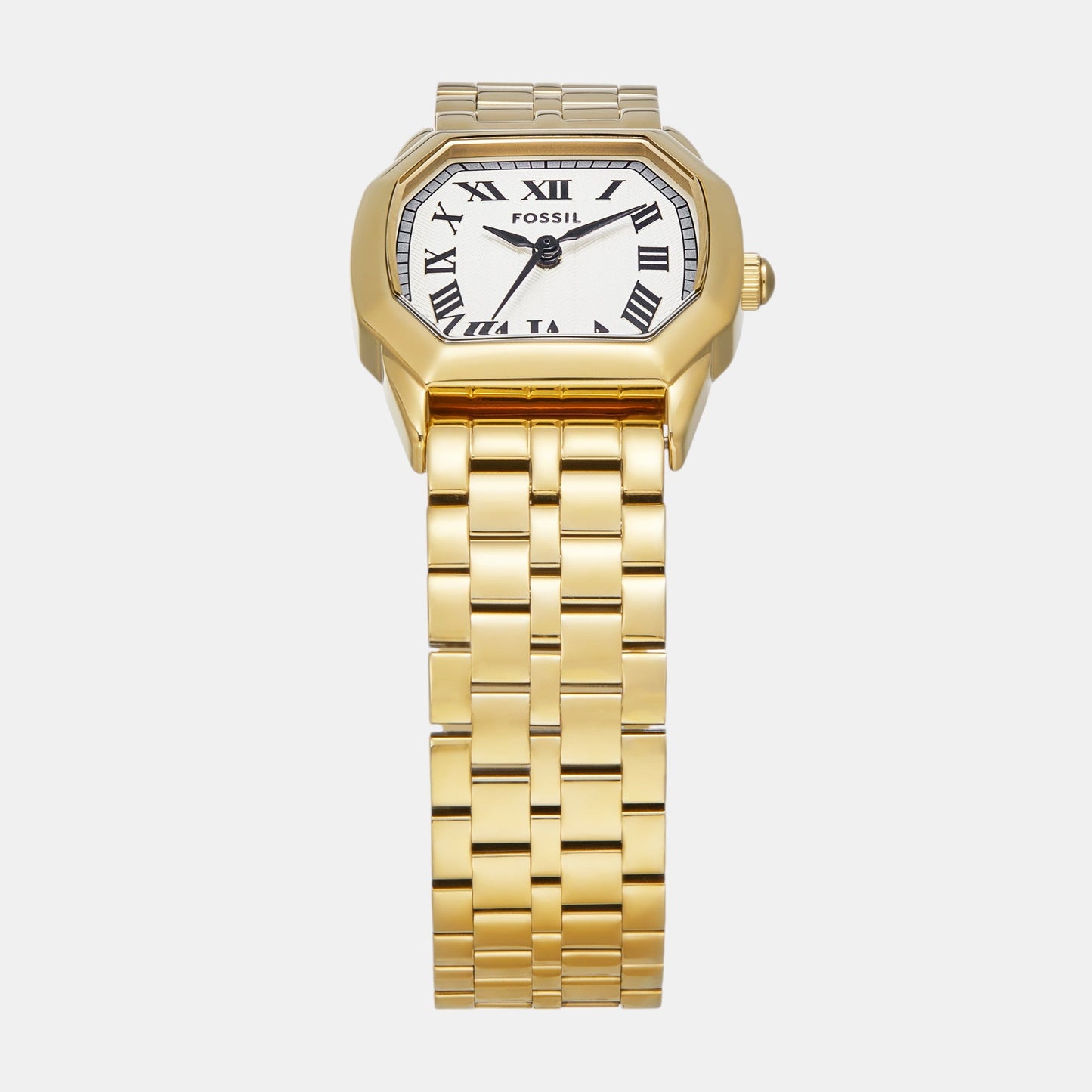 Harlow Women Quartz Cream Dial Analog Stainless Steel Watch ES5361