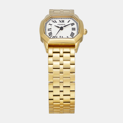 Harlow Women Quartz Cream Dial Analog Stainless Steel Watch ES5361