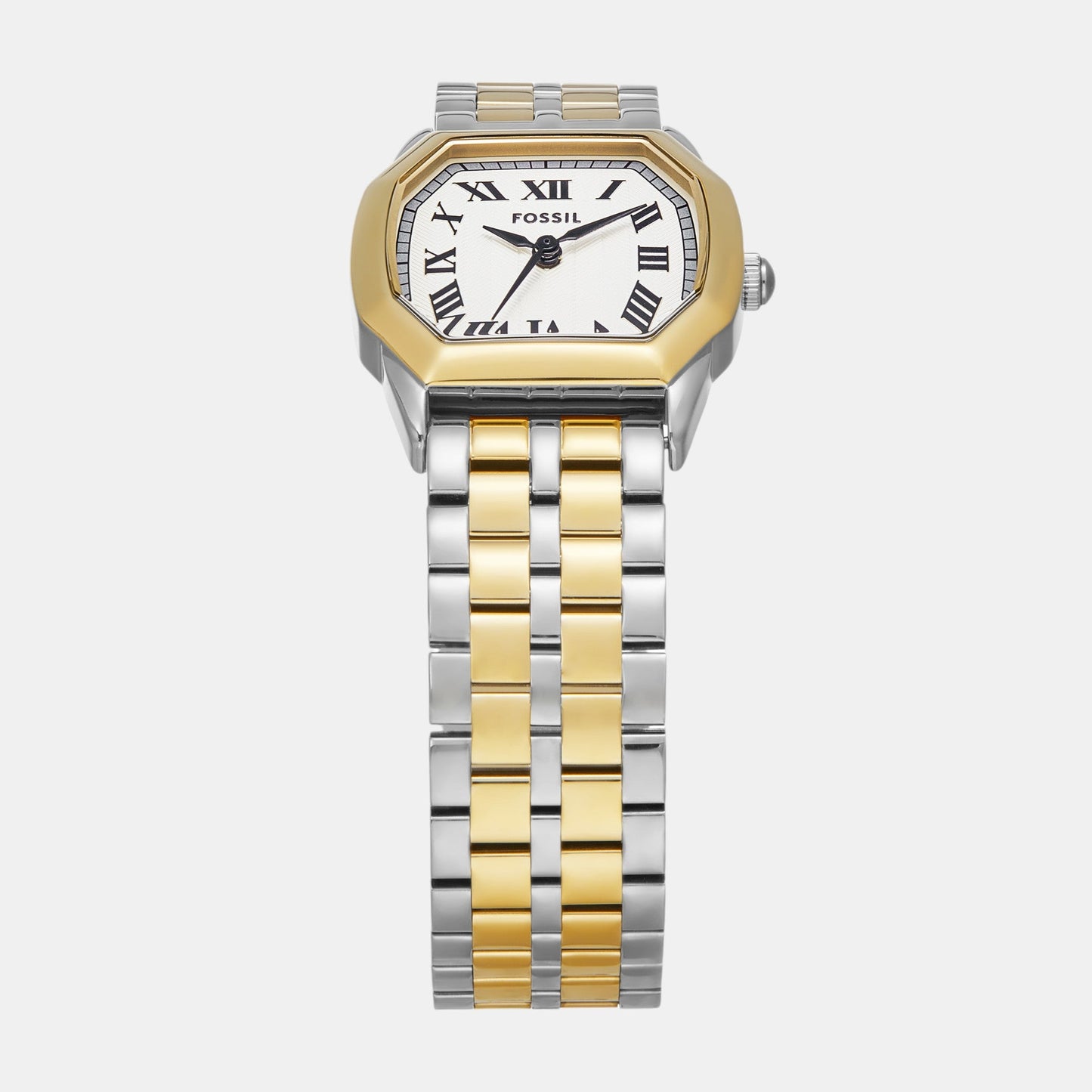Harlow Women Quartz Cream Dial Analog Stainless Steel Watch ES5362