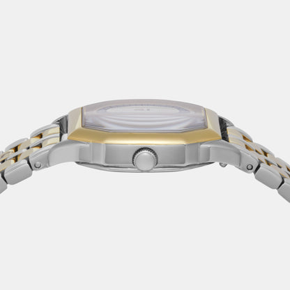 Harlow Women Quartz Cream Dial Analog Stainless Steel Watch ES5362