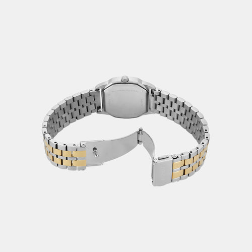 Harlow Women Quartz Cream Dial Analog Stainless Steel Watch ES5362