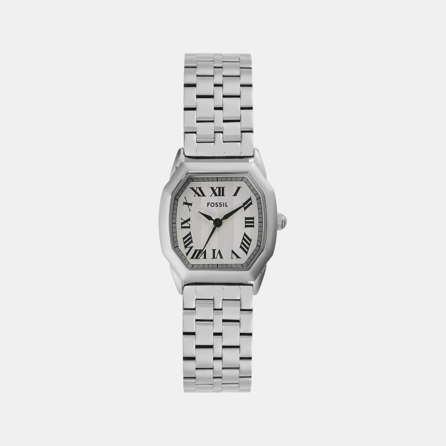 Harlow Women Quartz Cream Dial Analog Stainless Steel Watch ES5363