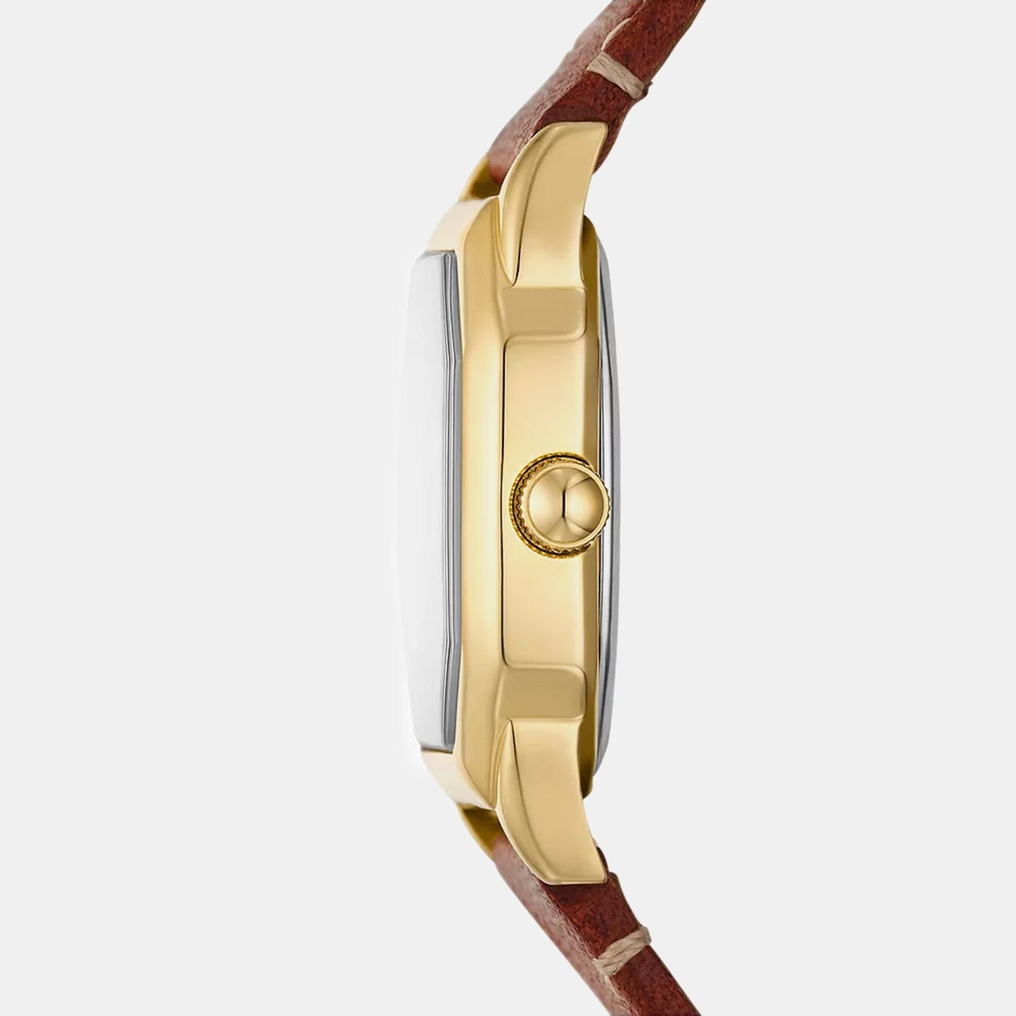 Harlow Women Quartz Cream Dial Analog Leather Watch ES5364