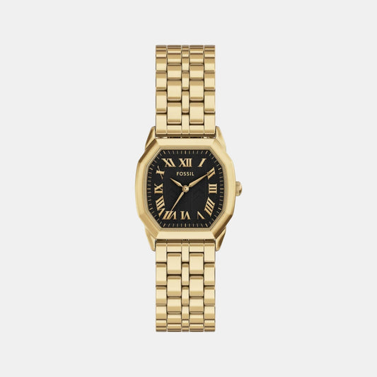Harlow Women Quartz Black Dial Analog Stainless Steel Watch ES5433