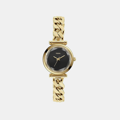 Carlie Women Quartz Black Dial Analog Stainless Steel Watch ES5440