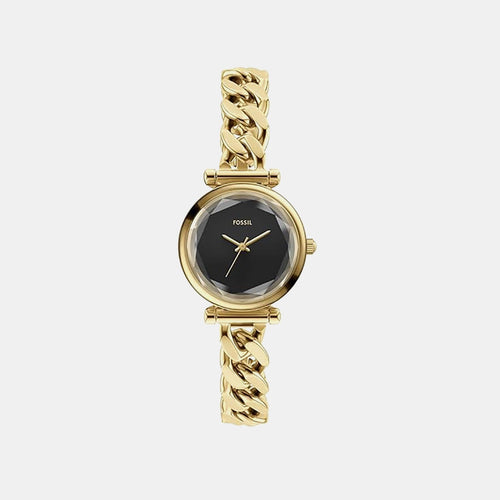 Carlie Women Quartz Black Dial Analog Stainless Steel Watch ES5440