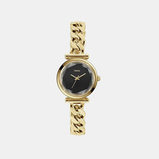 Carlie Women Quartz Black Dial Analog Stainless Steel Watch ES5440