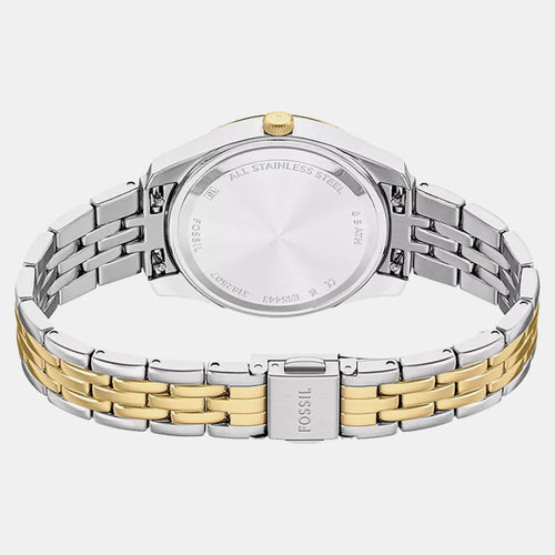 Scarlette Women Quartz Blue Dial Analog Stainless Steel Watch ES5443