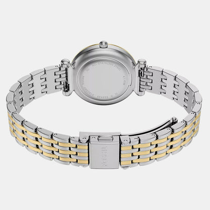 Carlie Women Quartz Silver Dial Analog Stainless Steel Watch ES5450SET