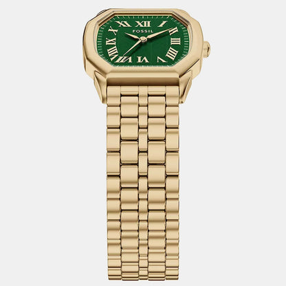 Harlow Women Quartz Green Dial Analog Stainless Steel Watch ES5451