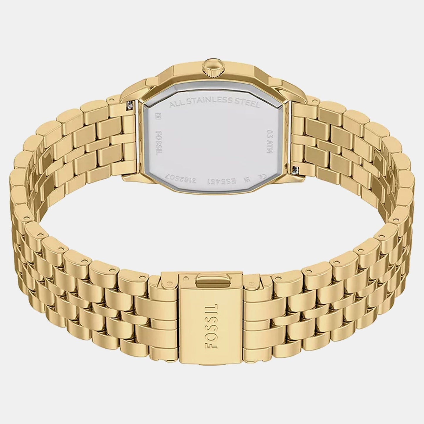 Harlow Women Quartz Green Dial Analog Stainless Steel Watch ES5451