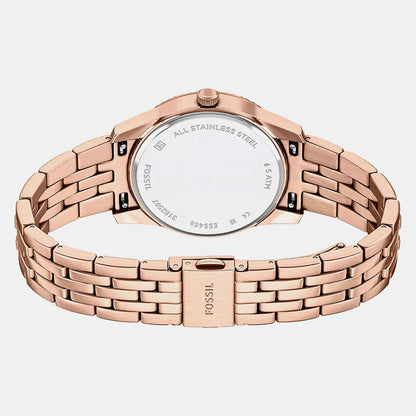 Scarlette Women Quartz Grey Dial Analog Stainless Steel Watch ES5459
