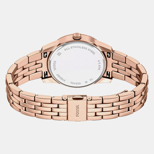 Scarlette Women Quartz Grey Dial Analog Stainless Steel Watch ES5459