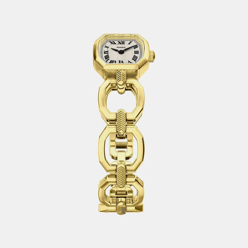 Harlow Mini Women Quartz Cream Dial Analog Stainless Steel Watch ES5483