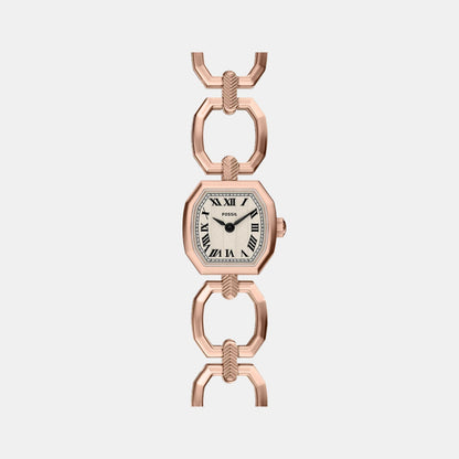 Harlow Women Quartz Rose Gold Dial Analog Stainless Steel Watch ES5484