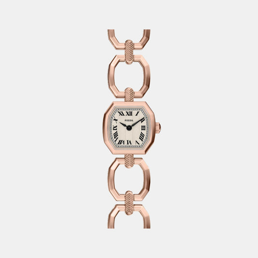Harlow Women Quartz Rose Gold Dial Analog Stainless Steel Watch ES5484